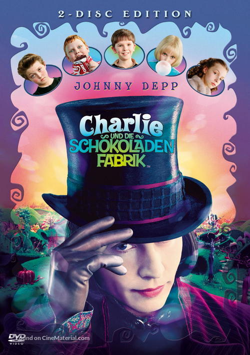 Charlie and the Chocolate Factory - German DVD movie cover