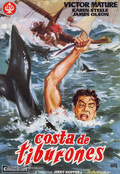 The Sharkfighters - Spanish Movie Poster