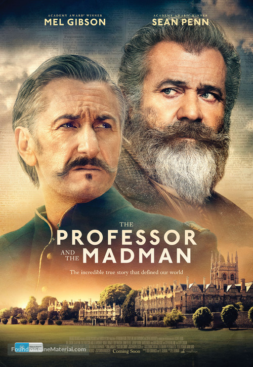The Professor and the Madman - Australian Movie Poster