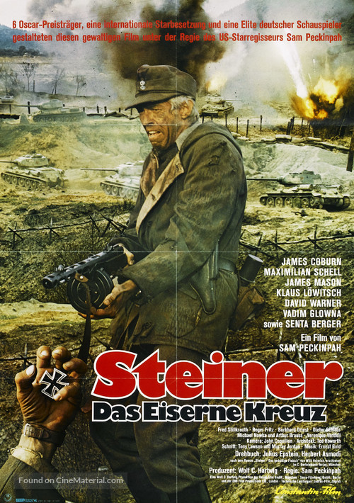 Cross of Iron - German Movie Poster