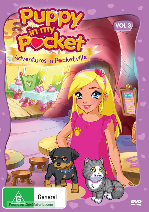 Puppy In My Pocket Adventures In Pocketville 11 Australian Dvd Movie Cover