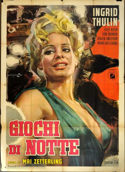 Nattlek - Italian Movie Poster