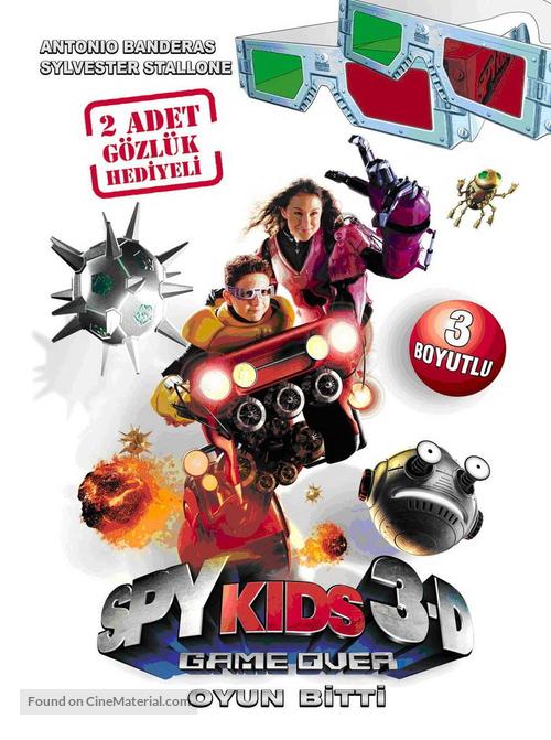 SPY KIDS 3-D : GAME OVER - Turkish Movie Poster