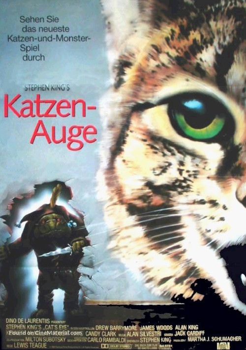 Cat&#039;s Eye - German Movie Poster