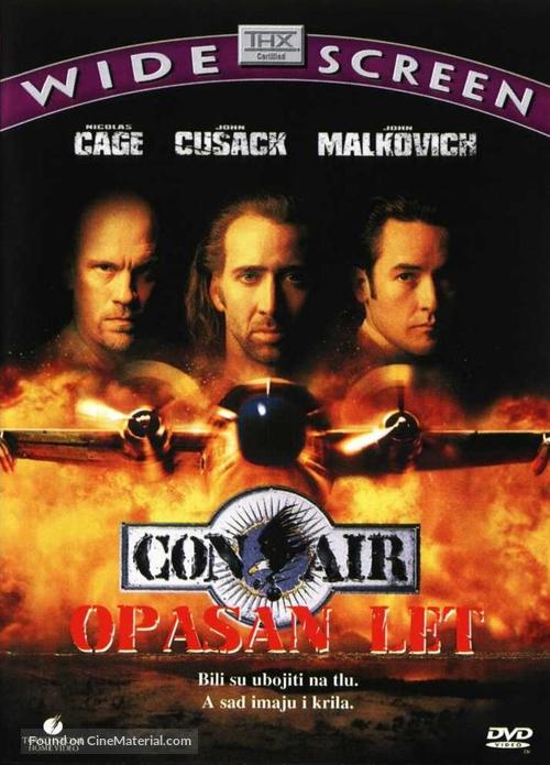 Con Air - Croatian DVD movie cover
