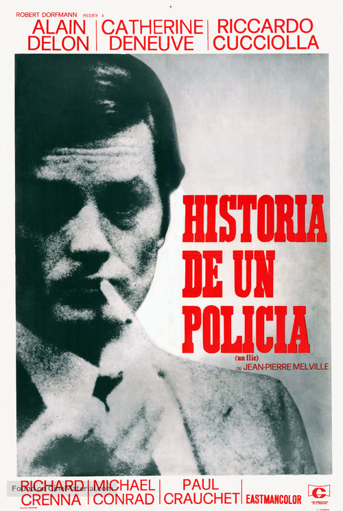 Un flic - Argentinian Movie Poster