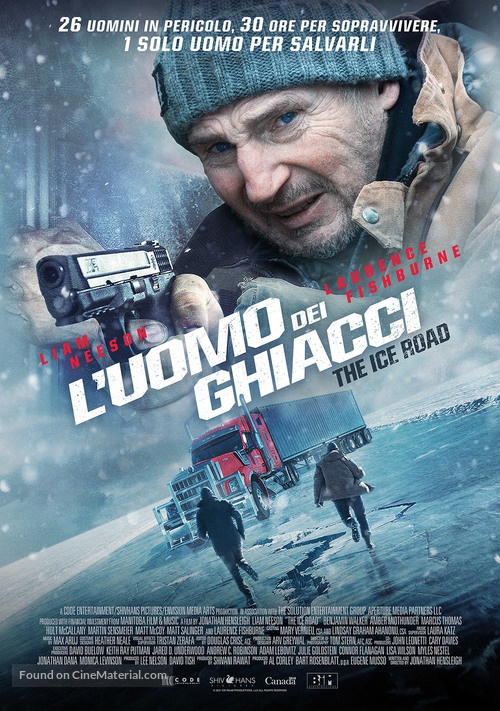 The Ice Road - Italian Movie Poster