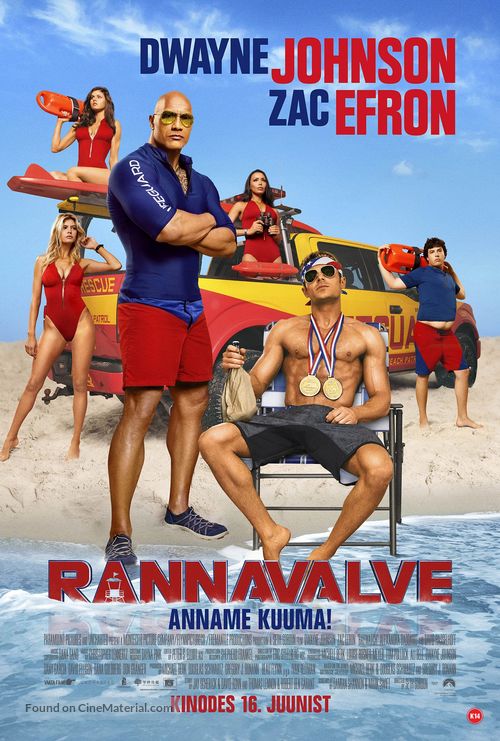 Baywatch - Estonian Movie Poster