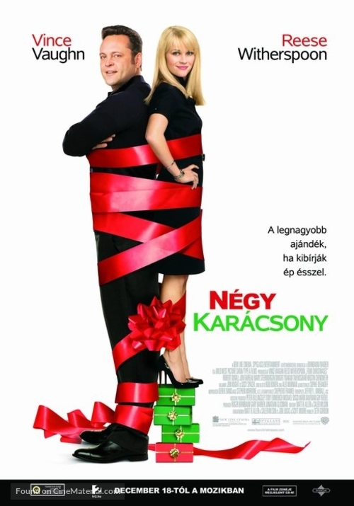 Four Christmases - Hungarian Movie Poster