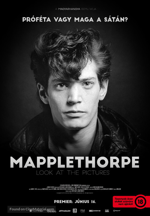 Mapplethorpe: Look at the Pictures - Hungarian Movie Poster