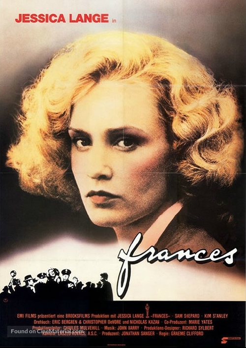 Frances - German Movie Poster