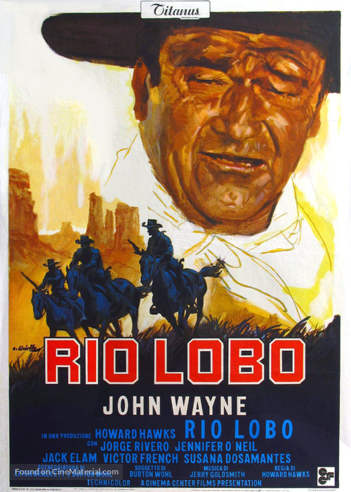 Rio Lobo - Italian Movie Poster