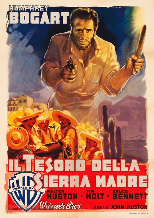 The Treasure of the Sierra Madre - Italian Movie Poster