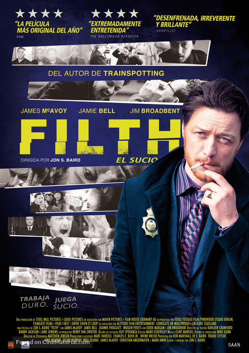 Filth - Spanish Movie Poster