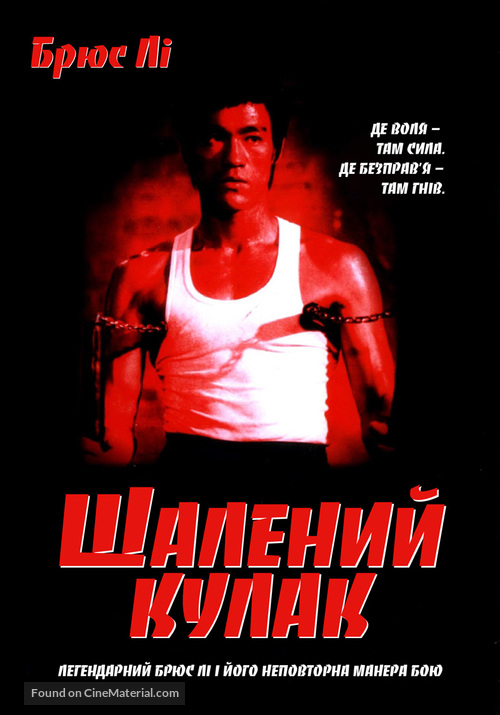 Jing wu men - Ukrainian Movie Cover