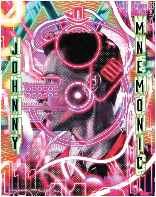 Johnny Mnemonic - British Blu-Ray movie cover
