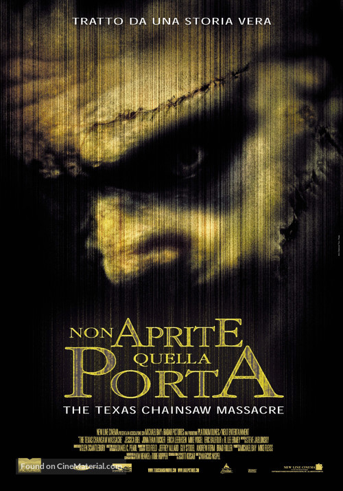 The Texas Chainsaw Massacre - Italian Movie Poster