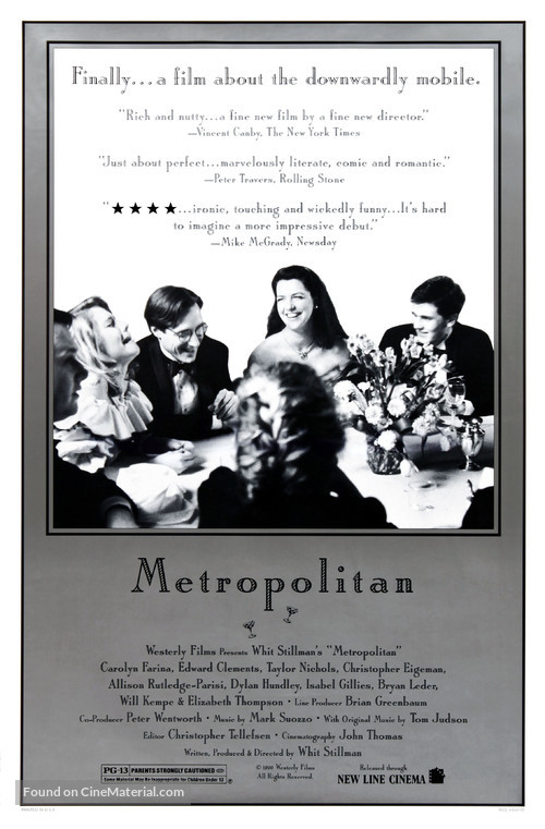 Metropolitan - Movie Poster