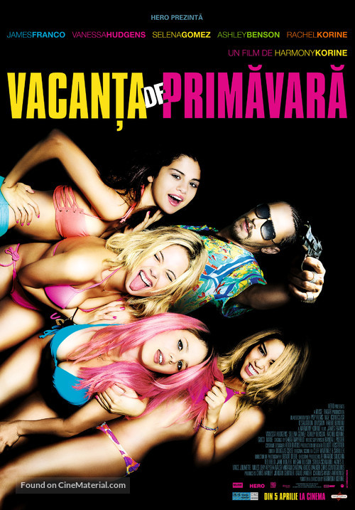 Spring Breakers - Romanian Movie Poster