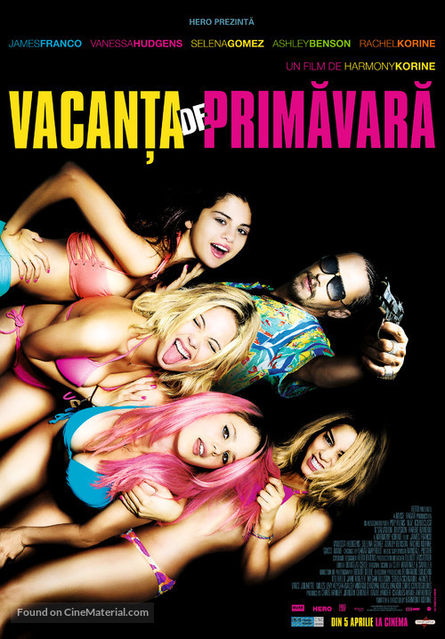Spring Breakers - Romanian Movie Poster