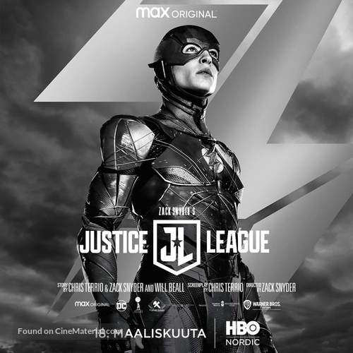 Zack Snyder&#039;s Justice League - Finnish Movie Poster