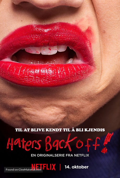 &quot;Haters Back Off&quot; - Norwegian Movie Poster