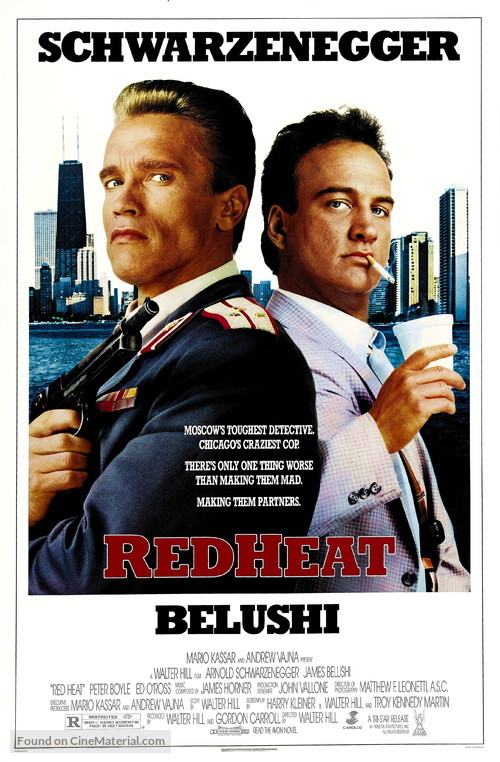 Red Heat - Theatrical movie poster