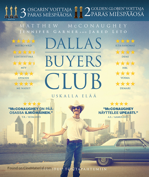 Dallas Buyers Club - Finnish Blu-Ray movie cover