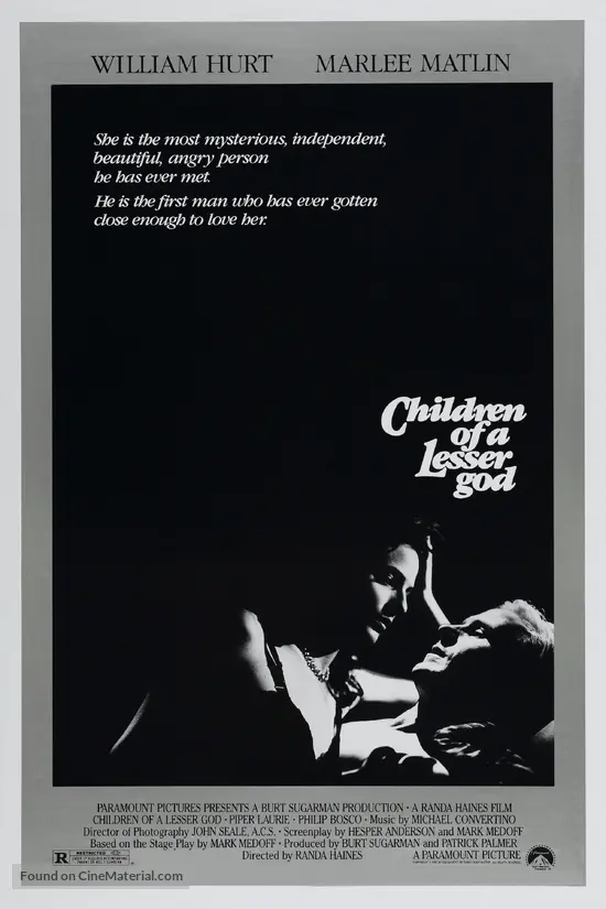 an analysis of the movie children of a lesser god an analysis of the movie children of a lesser god