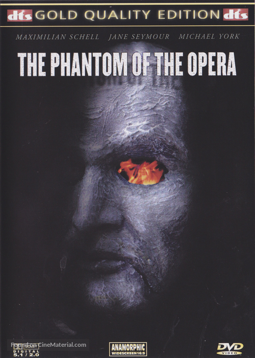 The Phantom of the Opera - Dutch DVD movie cover