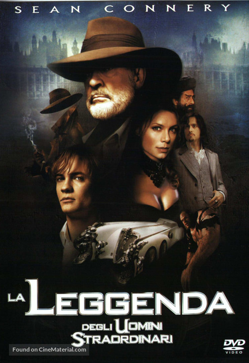 The League of Extraordinary Gentlemen - Italian DVD movie cover