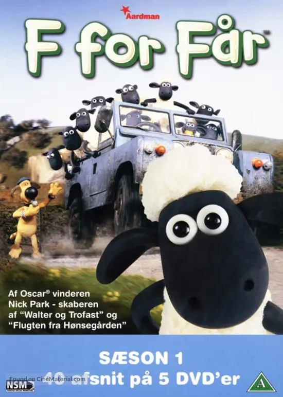 &quot;Shaun the Sheep&quot; - Danish DVD movie cover