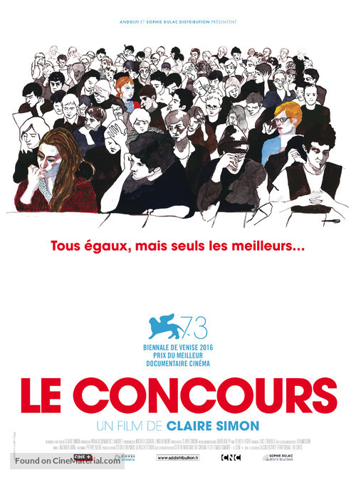 Le concours - French Movie Poster