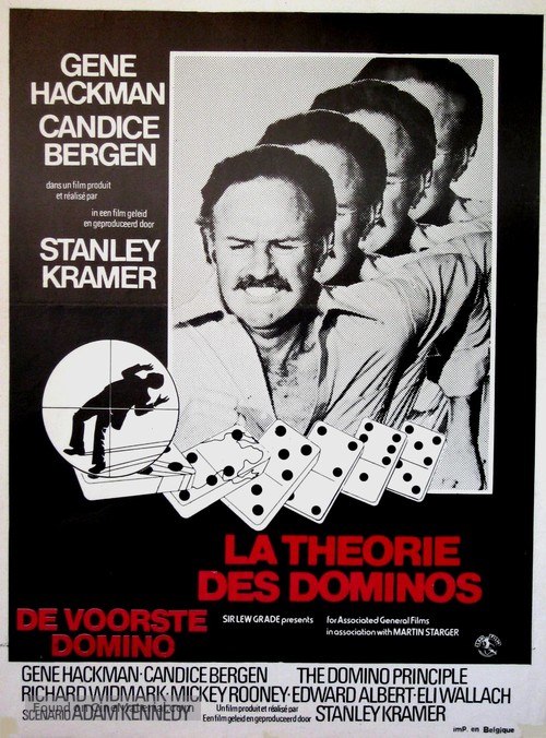 The Domino Principle - Belgian Movie Poster