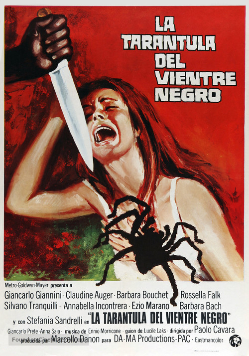 Tarantola dal ventre nero, La - Spanish Movie Poster