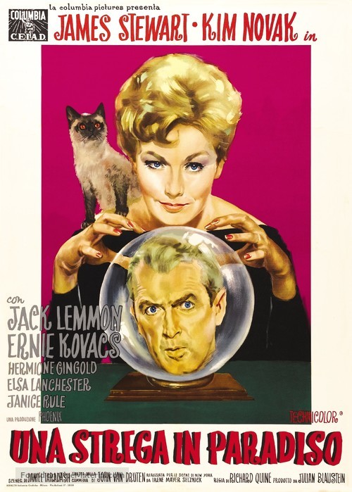 Bell Book and Candle - Italian Movie Poster