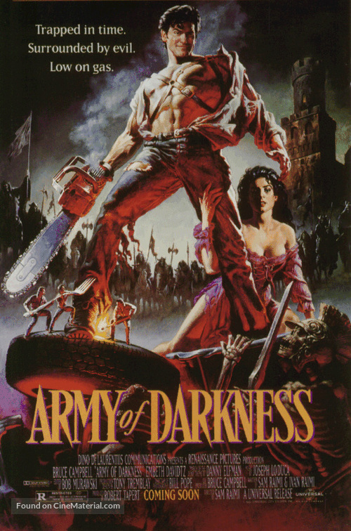 Army of Darkness - Advance movie poster