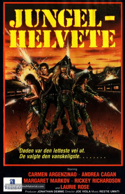 The Hot Box - Norwegian VHS movie cover