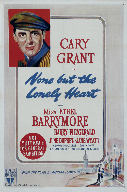 None But the Lonely Heart - Australian Movie Poster