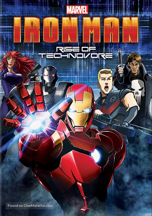Iron Man: Rise of Technovore - DVD movie cover