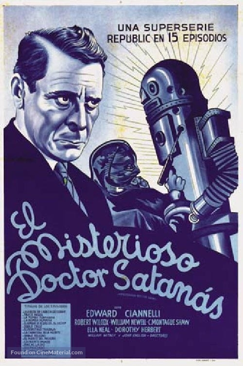Mysterious Doctor Satan - Spanish Movie Poster