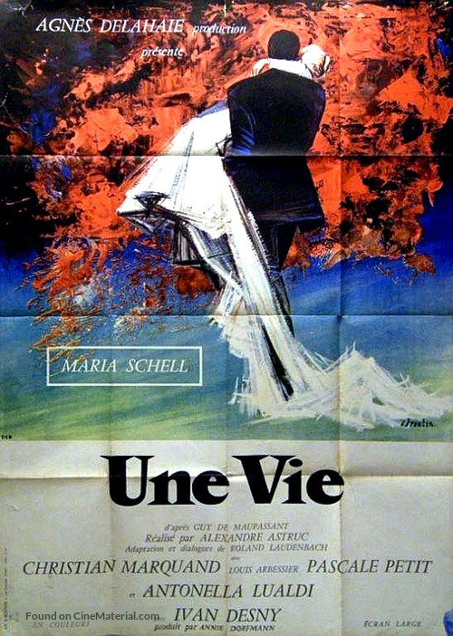 Une vie - French Movie Poster