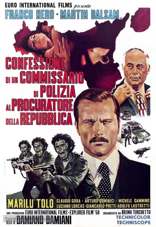 Confessione di un commissario di polizia al procuratore della repubblica - Italian Movie Poster