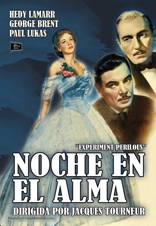 Experiment Perilous - Spanish DVD movie cover