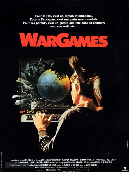WarGames - French Movie Poster