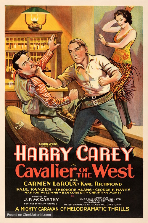 Cavalier of the West - Movie Poster