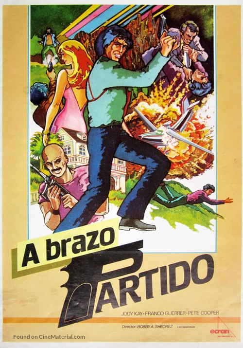 The One Armed Executioner - Spanish Movie Poster