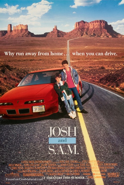 Josh and S.A.M. - Advance movie poster