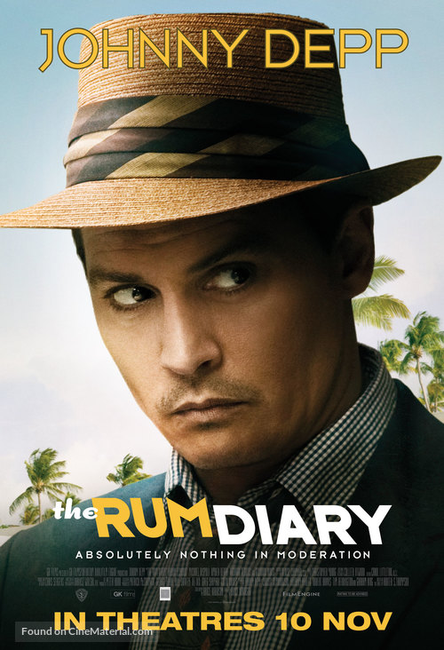 The Rum Diary - Singaporean Movie Poster