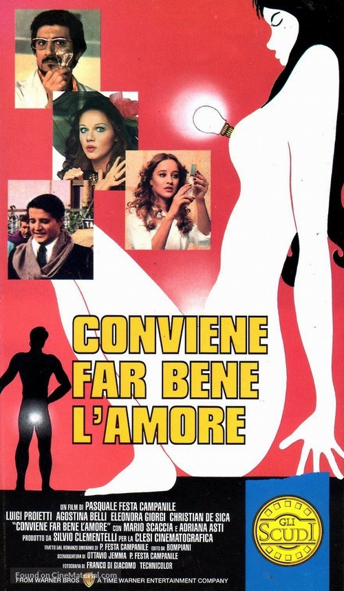 Conviene far bene l&#039;amore - Italian VHS movie cover